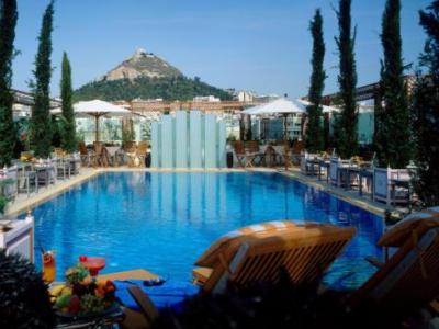 outdoor pool - hotel grande bretagne - athens, greece