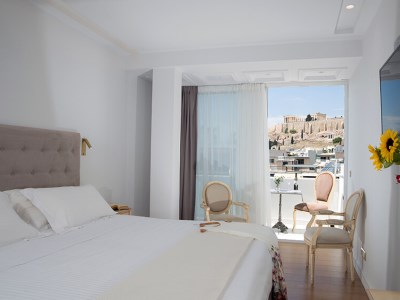 bedroom 1 - hotel acropolian spirit boutique - athens, greece