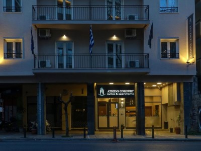 exterior view 1 - hotel athens comfort suites and apartments - athens, greece
