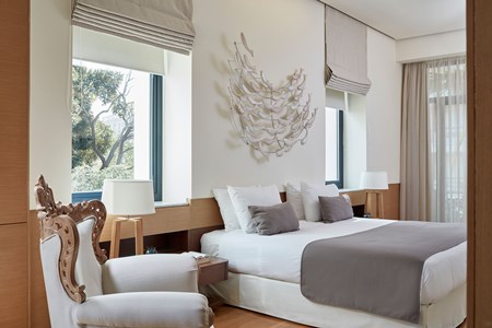 bedroom - hotel avra city boutique hotel - chania, greece