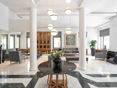 lobby - hotel avra city boutique hotel - chania, greece