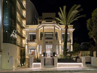 exterior view - hotel avra city boutique hotel - chania, greece