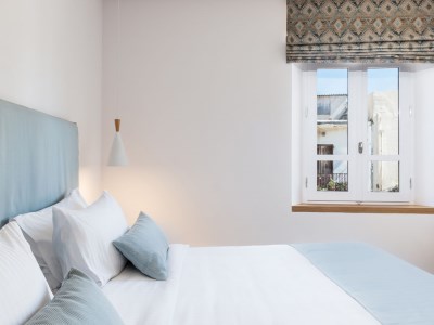 bedroom - hotel avra apartments venetian harbour - chania, greece
