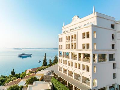exterior view - hotel grecotel eva palace - corfu, greece