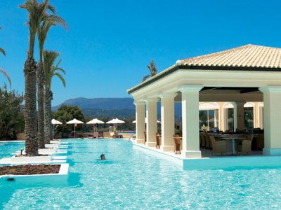 outdoor pool - hotel grecotel eva palace - corfu, greece