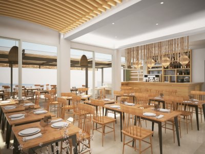 restaurant - hotel eleals boutique - corfu, greece