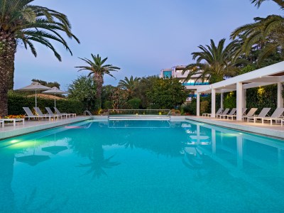 outdoor pool - hotel tryp by wyndham corfu dassia - corfu, greece
