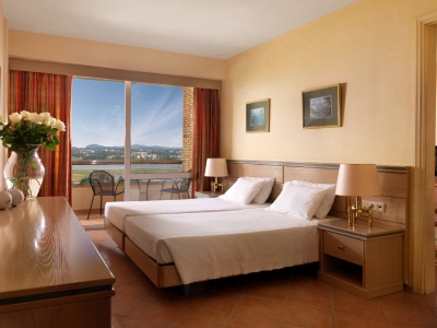 bedroom - hotel divani corfu palace - corfu, greece