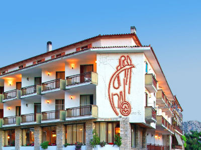 exterior view - hotel king iniohos - delphi, greece