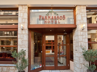 exterior view - hotel parnassos - delphi, greece