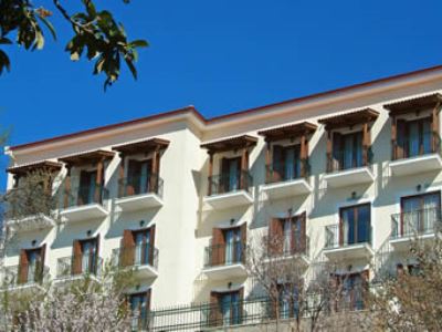 exterior view 2 - hotel apollonia - delphi, greece