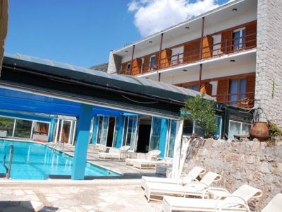 outdoor pool - hotel delphi palace - delphi, greece