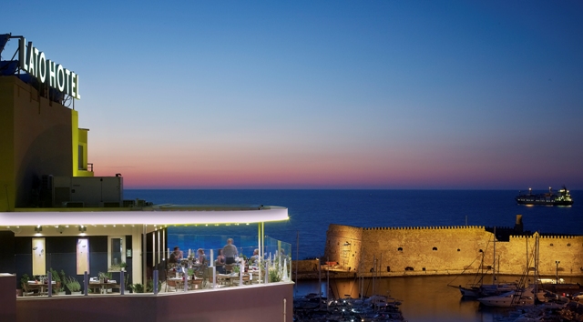 exterior view - hotel lato - heraklion, greece