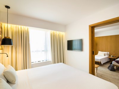 bedroom 1 - hotel ibis styles heraklion central - heraklion, greece