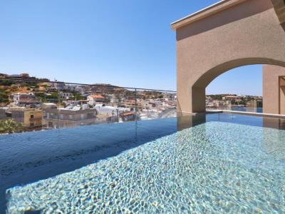 outdoor pool - hotel castello infinity suites - adults only - heraklion, greece