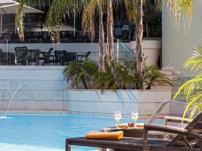 outdoor pool - hotel galaxy - heraklion, greece
