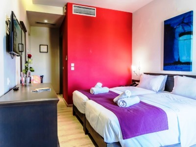 bedroom 5 - hotel castello city - heraklion, greece