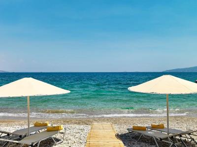 beach - hotel kalamaki beach - corinth, greece