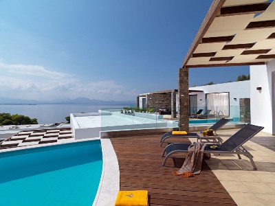 outdoor pool - hotel wyndham loutraki poseidon resort - loutraki, greece