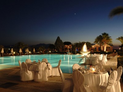 outdoor pool 2 - hotel wyndham loutraki poseidon resort - loutraki, greece