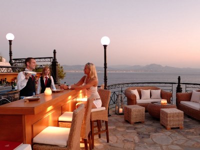 bar - hotel wyndham loutraki poseidon resort - loutraki, greece