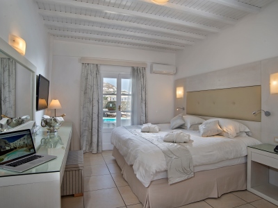 deluxe room - hotel dionysos luxury - mykonos, greece