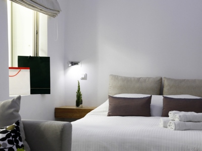 bedroom - hotel fresh hotel mykonos - mykonos, greece