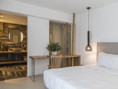 bedroom 1 - hotel ftelia bay - mykonos, greece