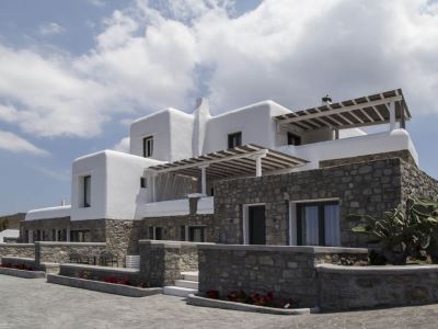 exterior view - hotel ftelia bay - mykonos, greece