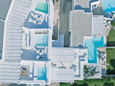 exterior view - hotel mykonos blu grecotel exclusive resort - mykonos, greece