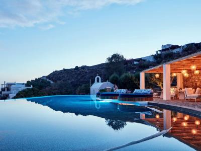 outdoor pool 2 - hotel katikies mykonos - mykonos, greece