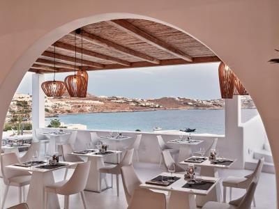 restaurant - hotel katikies mykonos - mykonos, greece