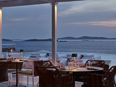restaurant - hotel kouros hotel and suites - mykonos, greece