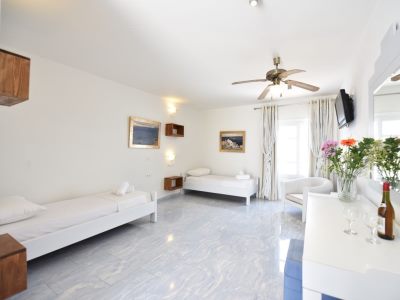 bedroom 7 - hotel artemida's village - mykonos, greece