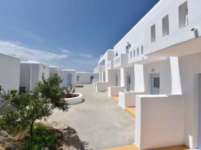 exterior view 1 - hotel artemida's village - mykonos, greece