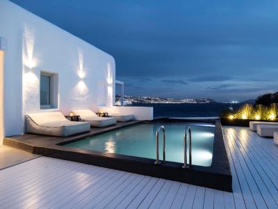 outdoor pool - hotel nimbus mykonos - mykonos, greece