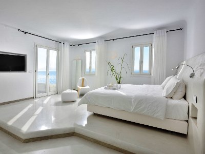 bedroom - hotel amazon mykonos resort and spa - mykonos, greece