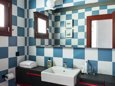 bathroom - hotel alkistis - mykonos, greece