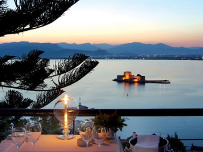 outdoor pool 3 - hotel nafplia palace - nafplio, greece