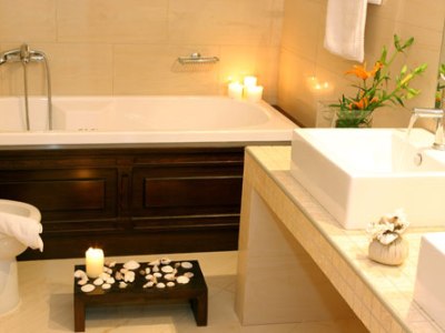 bathroom - hotel antonios - olympia, greece