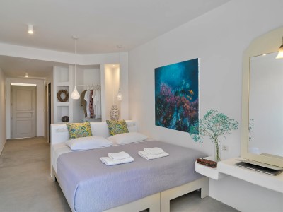 bedroom 1 - hotel aloni - paros, greece