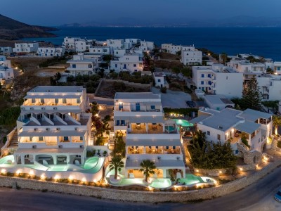 exterior view - hotel aloni - paros, greece