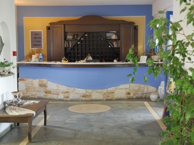 lobby - hotel aloni - paros, greece