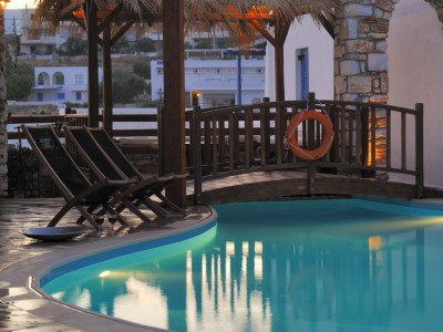 outdoor pool 1 - hotel aloni - paros, greece