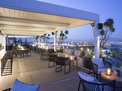 restaurant - hotel the alex - piraeus, greece