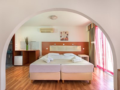 bedroom 6 - hotel venus - rhodes, greece
