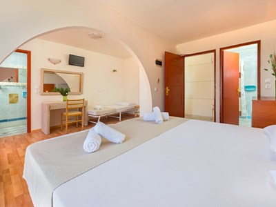 bedroom 7 - hotel venus - rhodes, greece