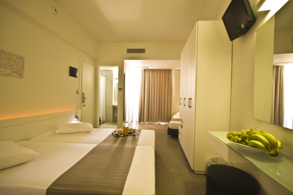 bedroom 5 - hotel atlantis city - rhodes, greece