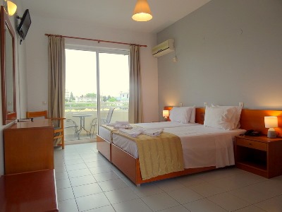 bedroom 2 - hotel bayside katsaras - rhodes, greece