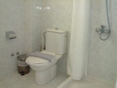 bathroom - hotel millenium studios - rhodes, greece